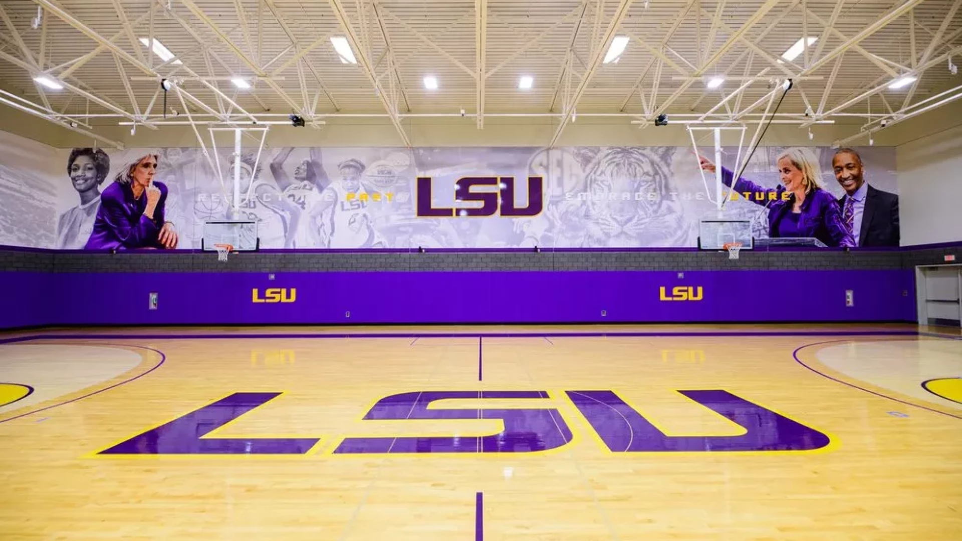 LSU Basketball » Women's Basketball Practice Gym » Louisiana State ...