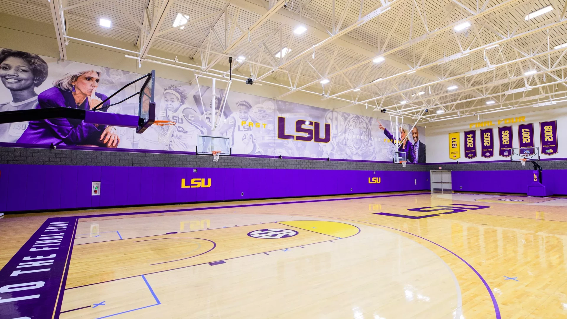 LSU Basketball » Women's Basketball Practice Gym » Louisiana State ...